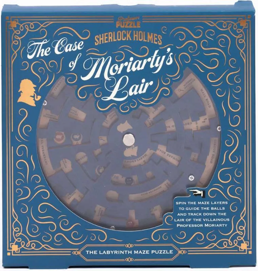 Puzzle Sherlock Holmes Moriarty anti-stress - Énigme adulte stimulante