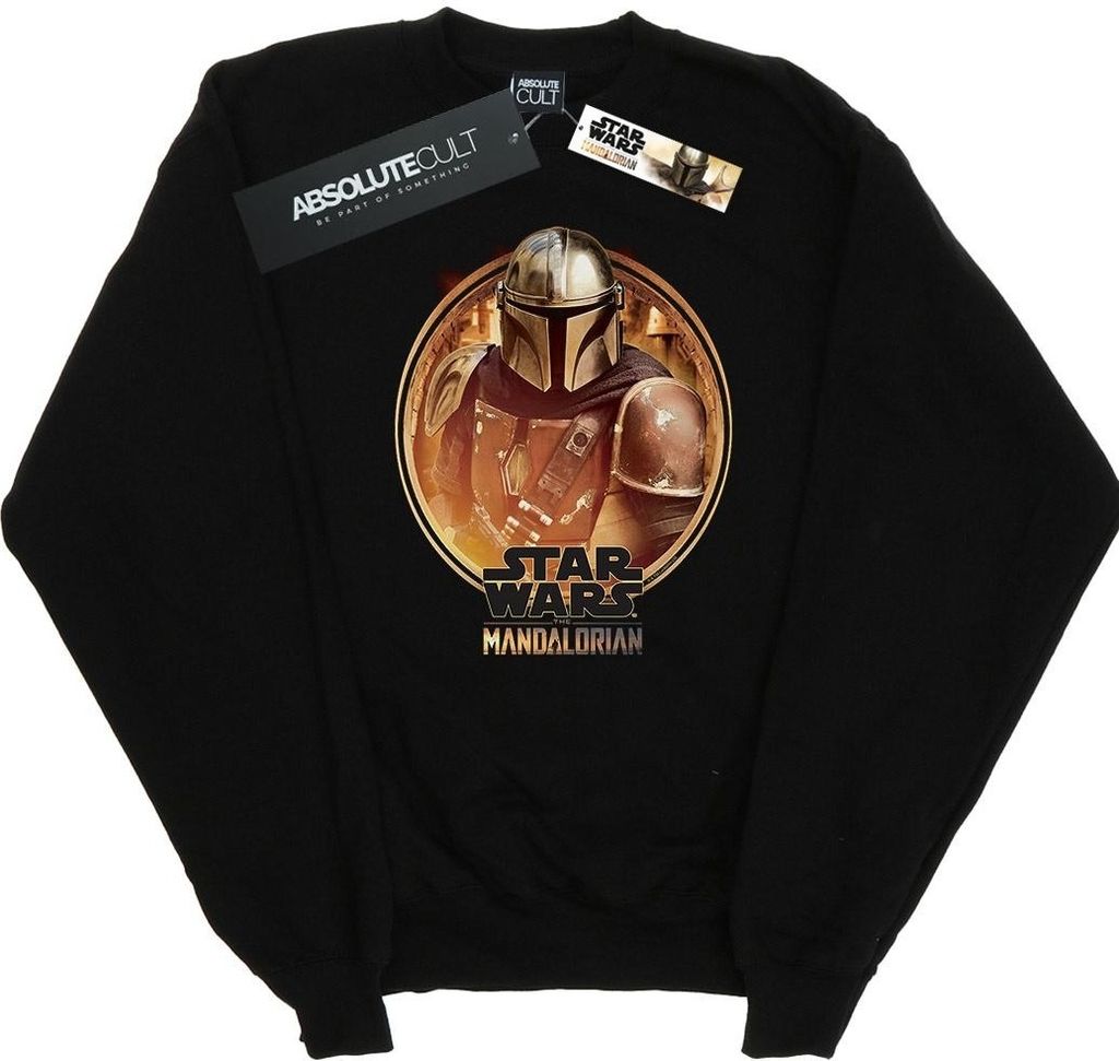 Star Wars - "The Mandalorian" Sweatshirt für Herren BI46369 (3XL) (Schwarz)