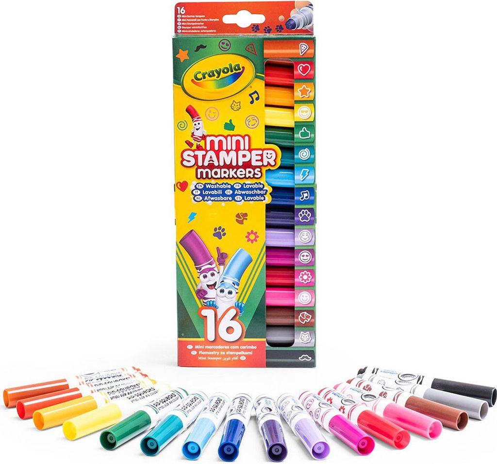Crayola - mini lisovací značky 16x Obrázek produktu 