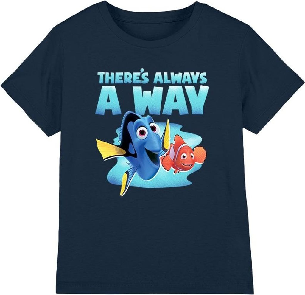 Finding Nemo - "There's Always A Way" T-Shirt für Kinder TV3800 (104) (Marineblau)