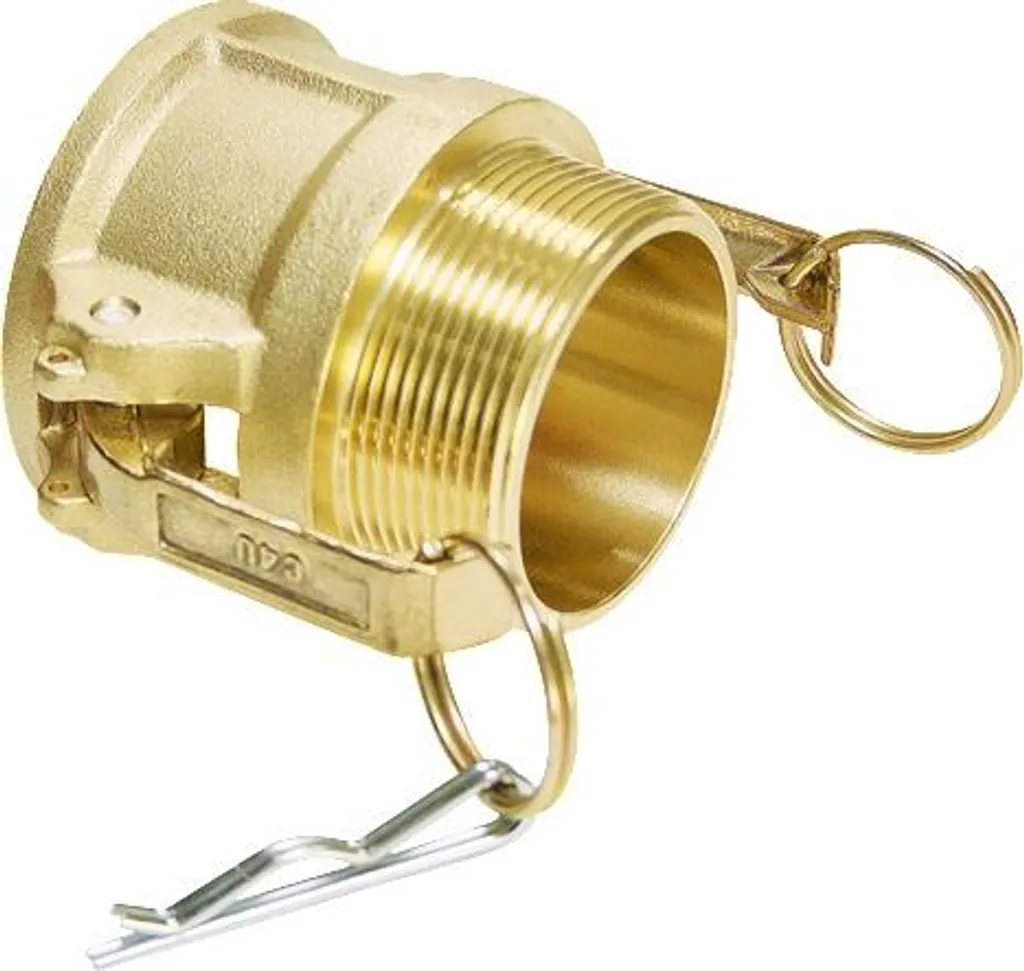 Raccord Kamlok Type B en laiton MS 41,91mm 1 1/4 pouce pour industrie