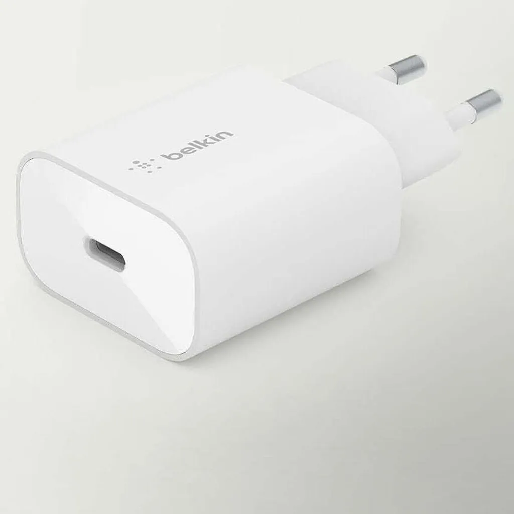 Belkin 25W USB-C Caricatore Bianco - Sostituzione Originale Garantita - 19