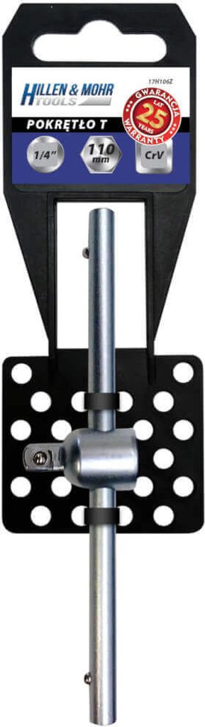 Gleitende T-Stange 3/4" mit Aufhänger