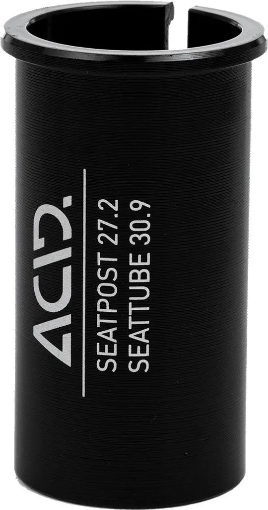 Adaptateur de tige de selle Acid 27,2 mm vers 30,9 mm Noir - Version Universelle