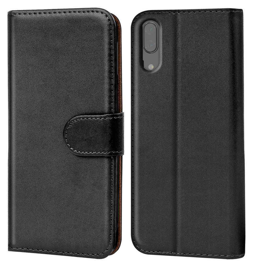 Book Case für Huawei P20 Hülle Flip Cover Handy Tasche Produktbild 