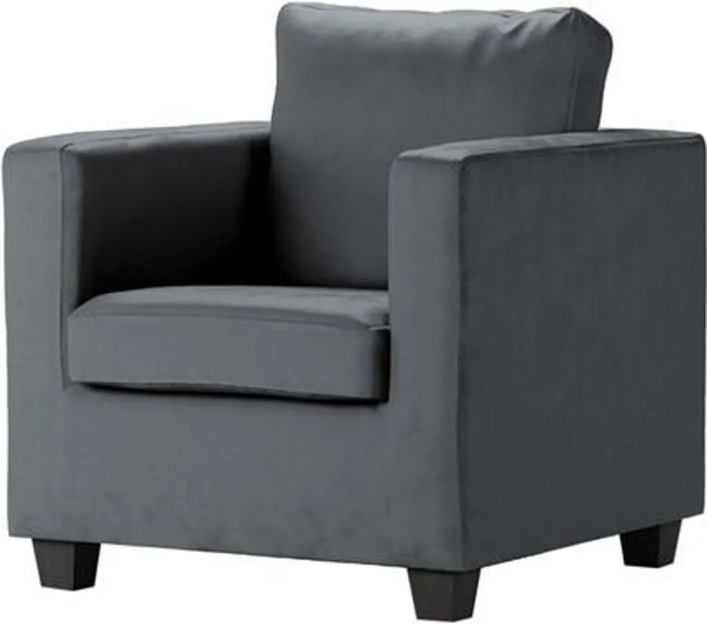Fauteuil de Salon Thunder-Velluto 19 Chic en Velours Doux et Confortable