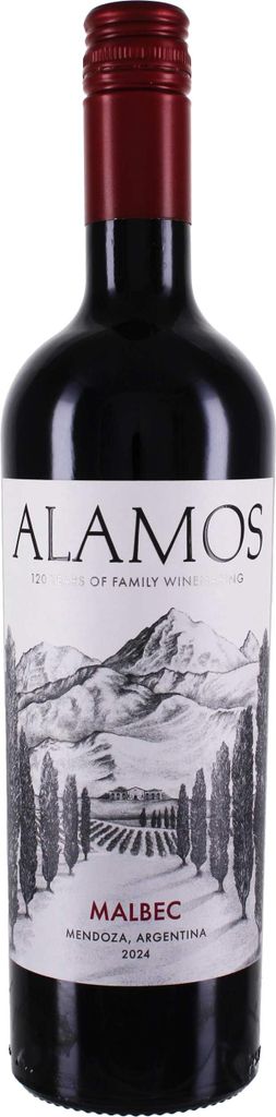 Catena Zapata Alamos Malbec 2024 | 0.75 l | 13% Alk. | Produktbild 
