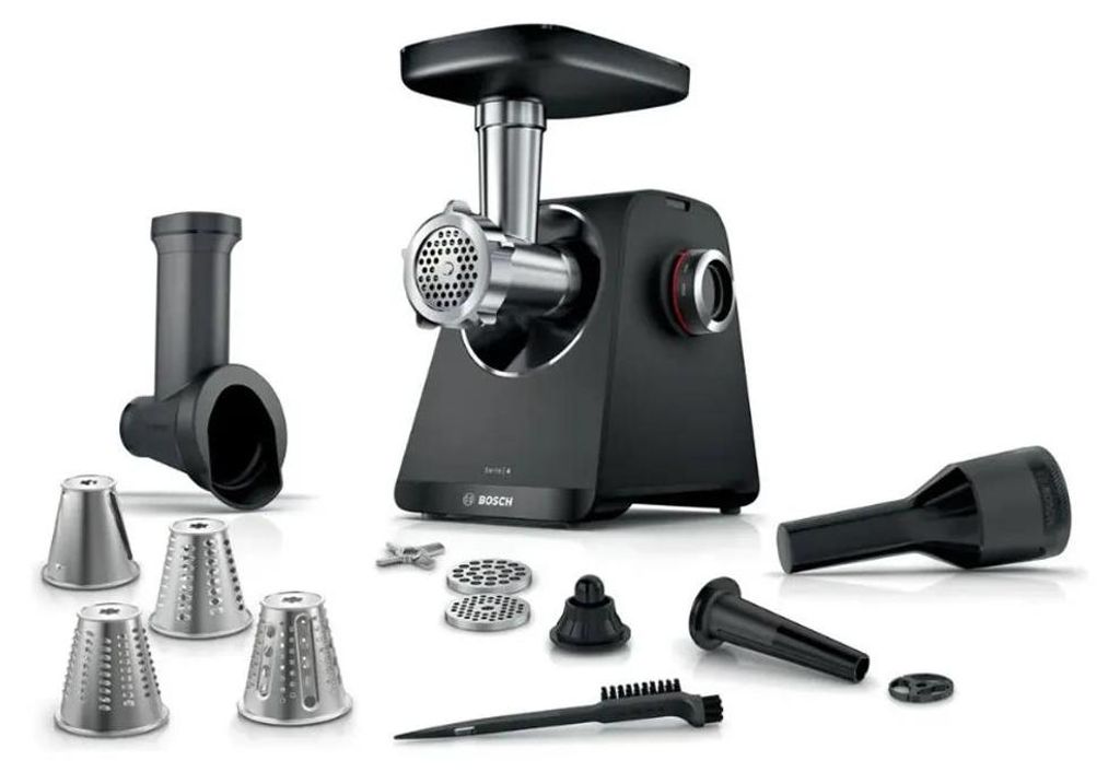 Bosch Serie 4 MFWS440B mincer 1900 W Black  Silver Immagine del prodotto 