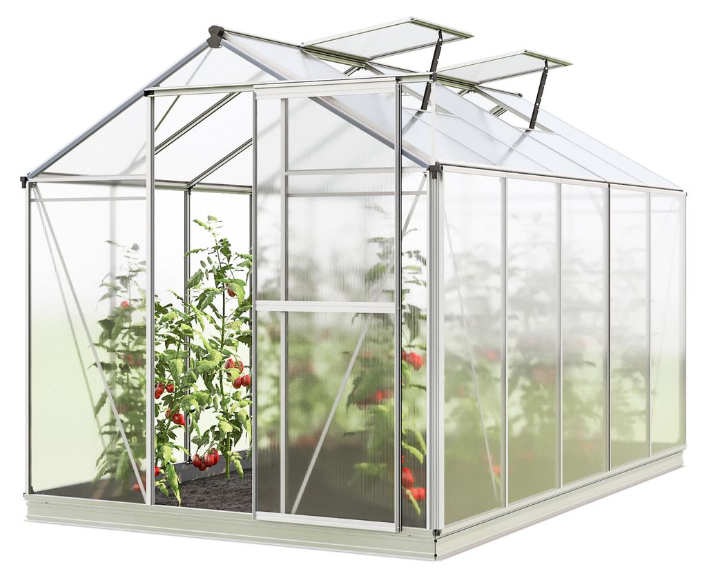 GFP Szklarnia Jasmin 5 rama aluminiowa 192 x 317 cm panele Zdjęcie produktu 