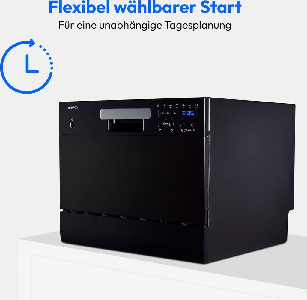 MEDION Tischgeschirrspüler DWT 60 (6 Gedecke Produktbild 9