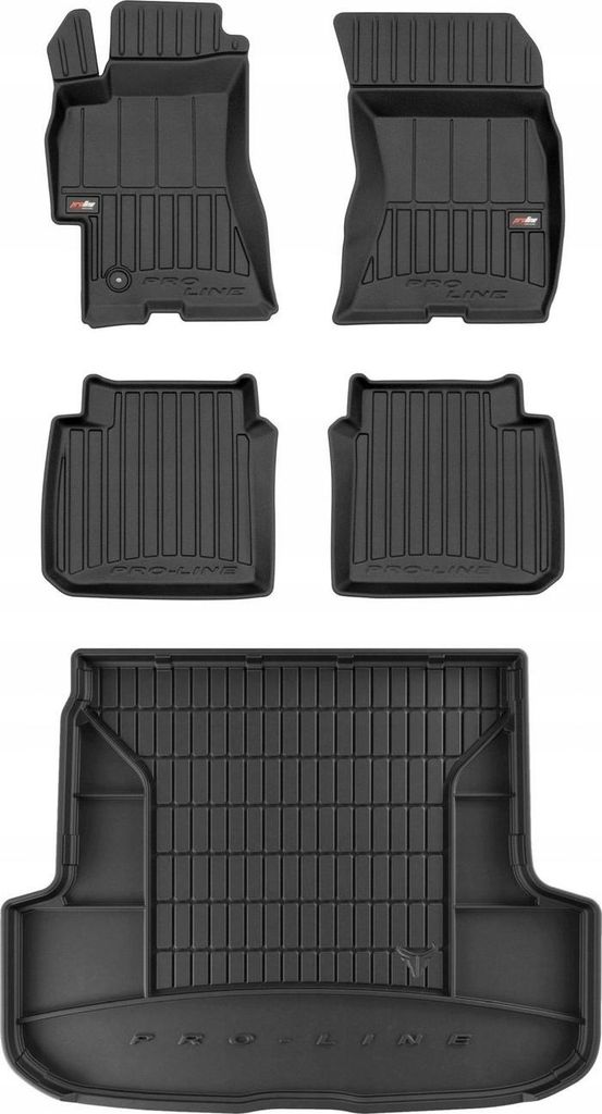 SET 3D Gummifußmatten Subaru Outback 3 Kombi 2003-2009
