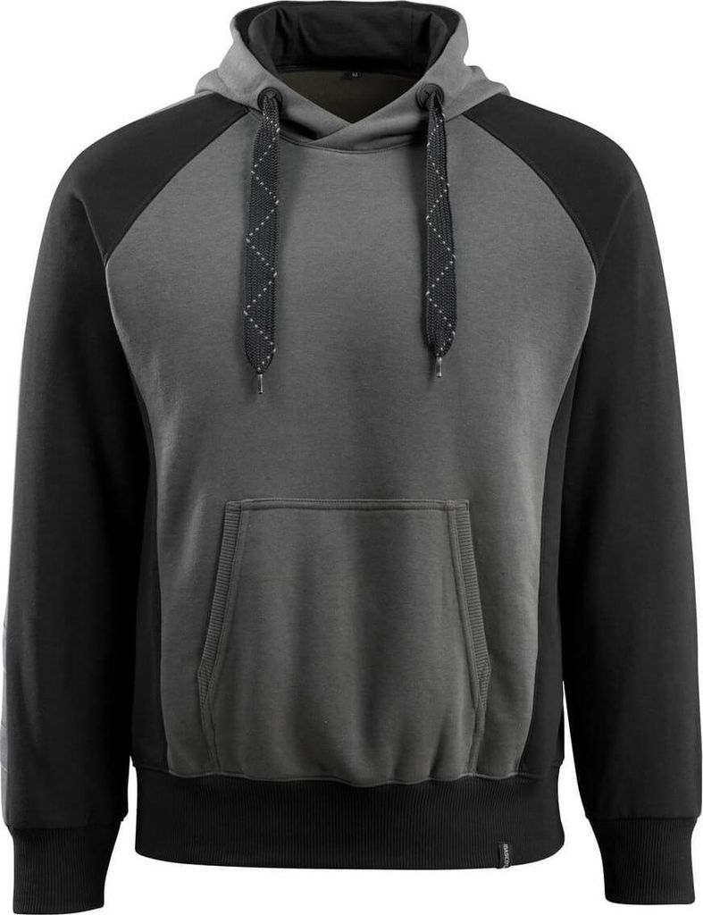 MASCOT Regensburg Kapuzensweatshirt Größe XS, dunkelanthrazit/schwarz | Packung (1 Stück)