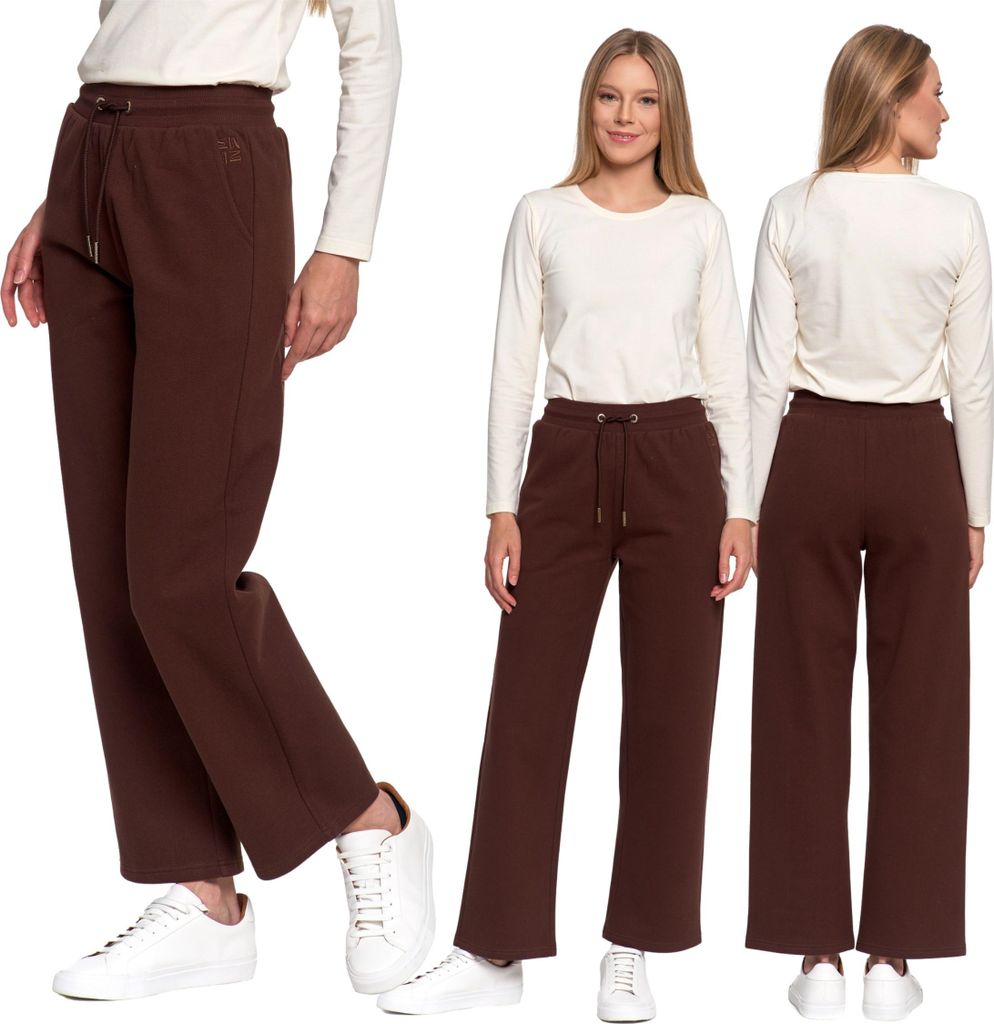 Isolierte Damen-Trainingshose Mit Geradem Bein Und Hoher Leibhöhe Moraj Xl