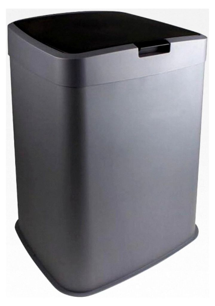 Müllsackhalter Delta von Sunware - mit Haltering für Müllsack - 70 Liter - 45,5 x 39,5 x 57 cm - Metall/schwarz