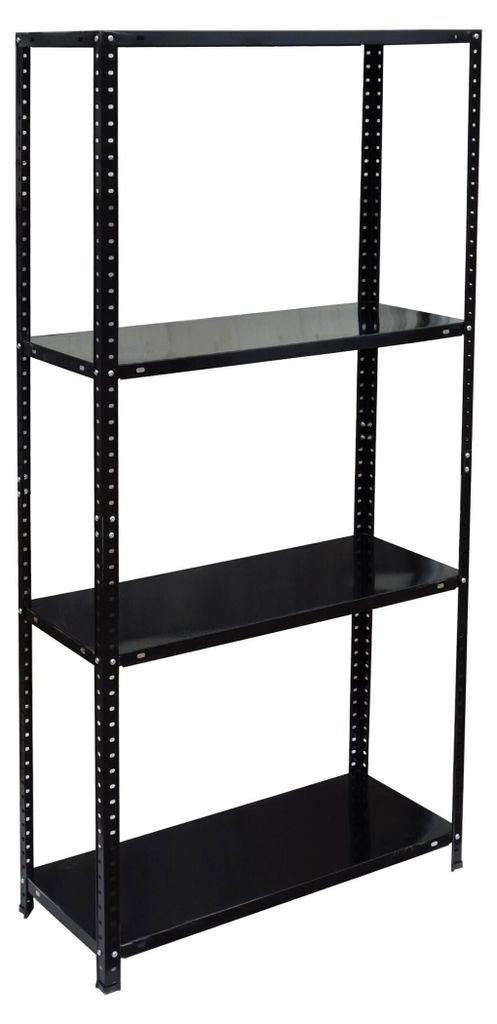 Relaxdays Legplankensysteem, staal, HBT: 145x75x30 cm, Productafbeelding 
