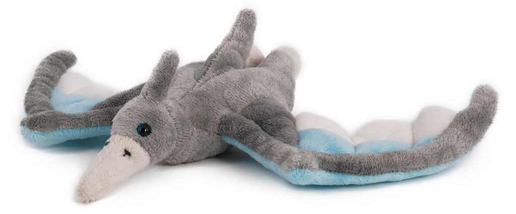 Pterosauro di peluche 29x18 cm grigio 0m+ Immagine del prodotto 