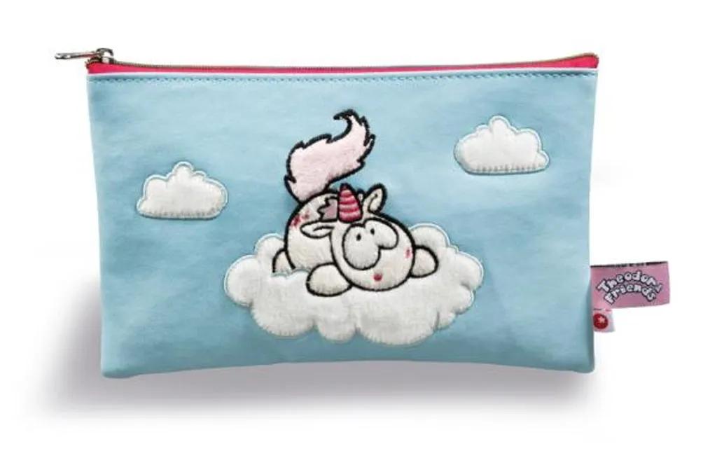 Pochette de Rangement Theodor Bleue - Trousse Multi-usage Format Voyage