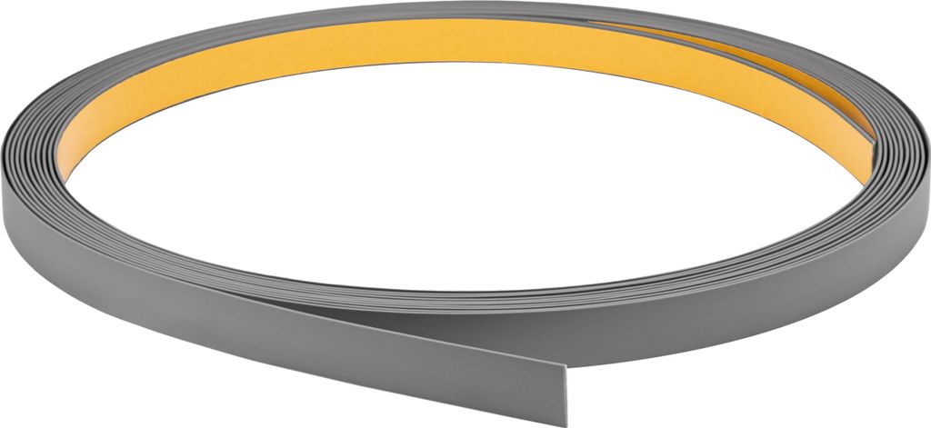 QUEST Barra piatta rigida in PVC 1x20mm, 10m, autoadesiva, Immagine del prodotto 