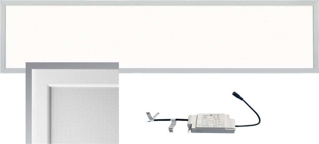 ChiliTec 23225 LED Licht-Panel "CTP-120 Office" neutral 30x120cm, 4000K, 40W, 3850lm, UGR≤16