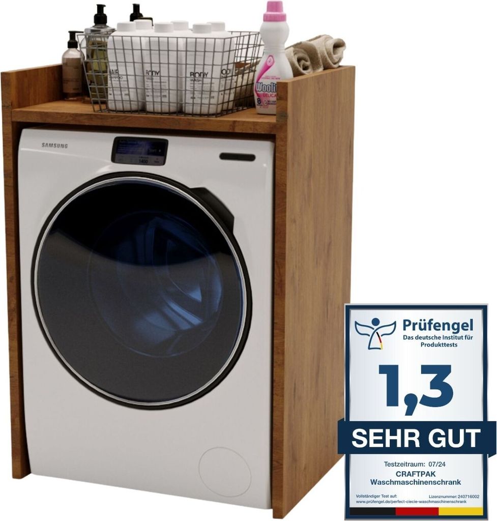 CraftPAK Waschmaschinenschrank geeignet für Waschmaschine & Produktbild 1