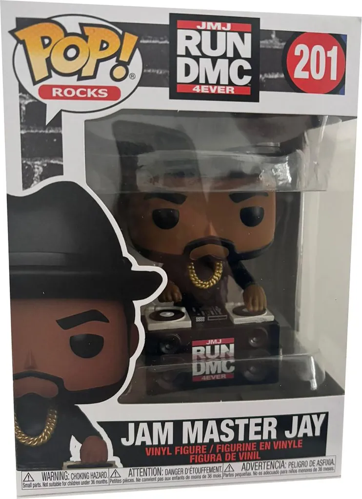 Funko Pop Jam Master Jay figurine vinyle n° 201 Run DMC style vintage
