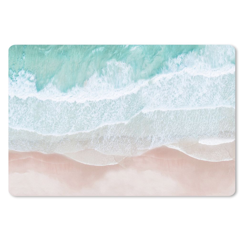 MuchoWow Mauspad Mousepad Meer - Strand - Blau - Natur 27x18 cm - Mousepads - Maus Mat - Pad - Mausunterlage - Büroartikel - Desk Matten