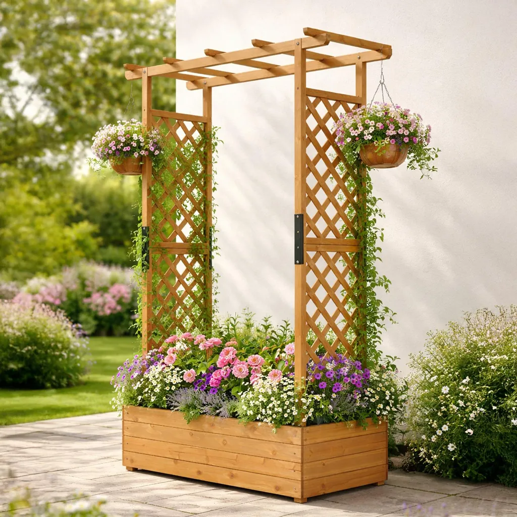 Lit de Culture Vertical pour Balcon et Terrasse - Gain de Place 109cm