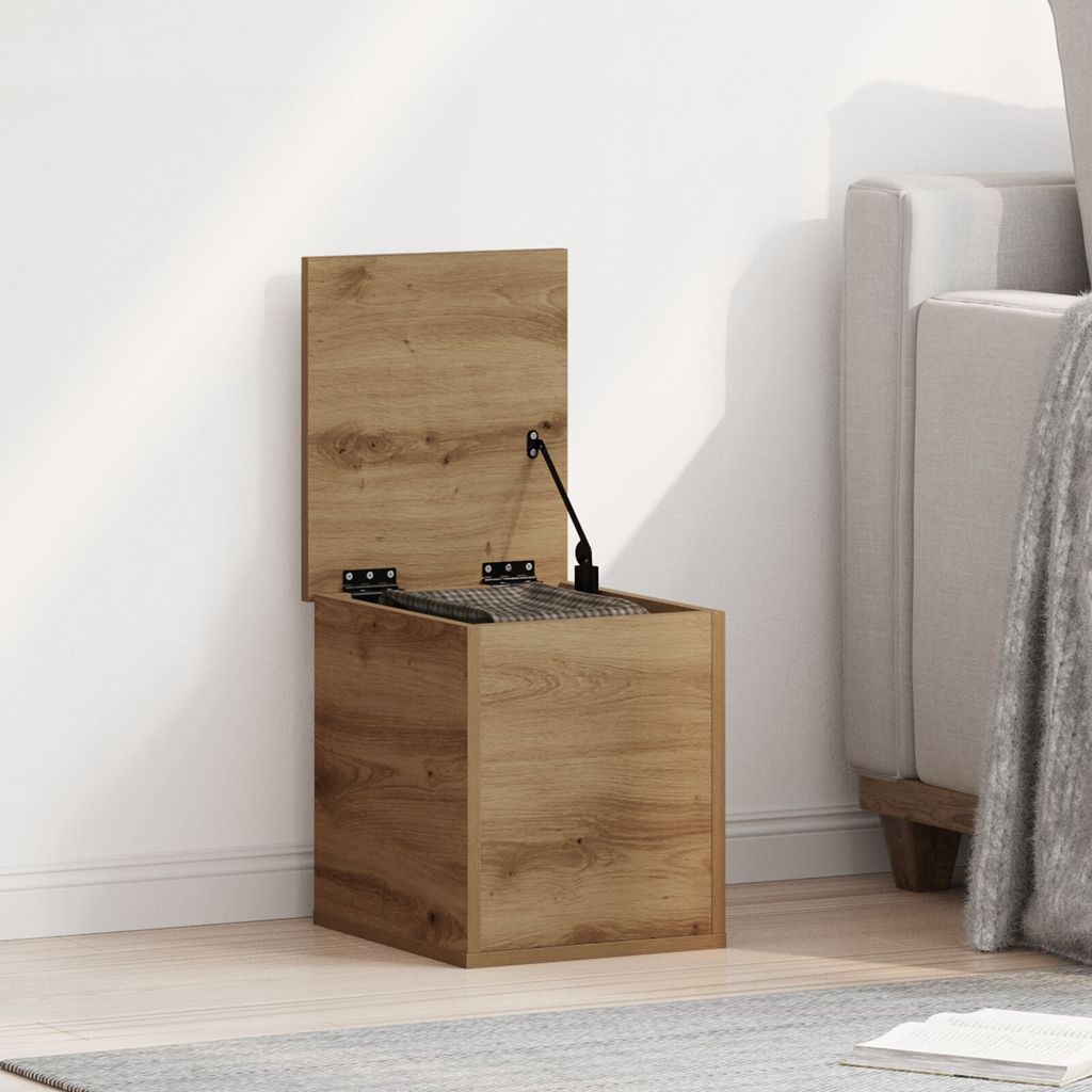 Aufbewahrungsbox Artisan Eiche 30x35x35 cm Holzwerkstoff, Truhen DesignMöbel Neu