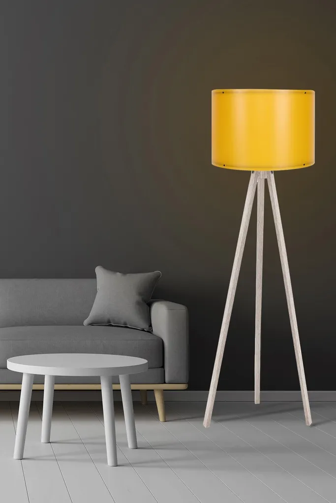 Lampada da Terra Opviq 117 Crema - Illuminazione Design MDF 38x38x145 cm