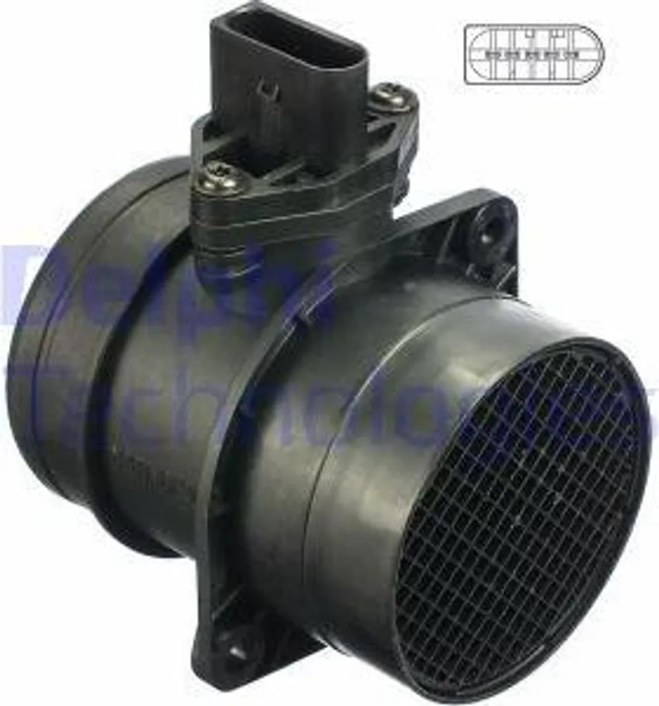 Débitmètre d'air pour Seat Leon et Audi A6 Delphi AF10262-12B1 OE