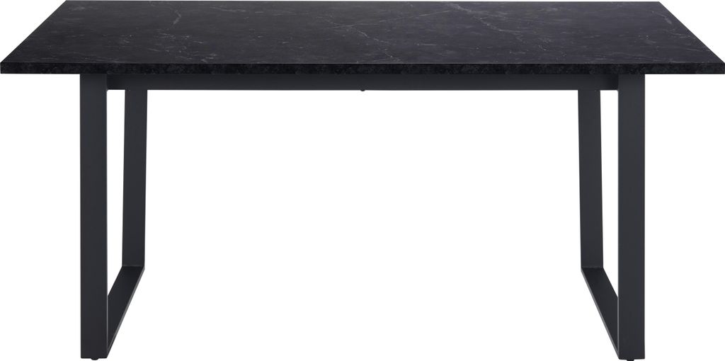 Amble Esstisch 90x160cm schwarz Marmor Print.