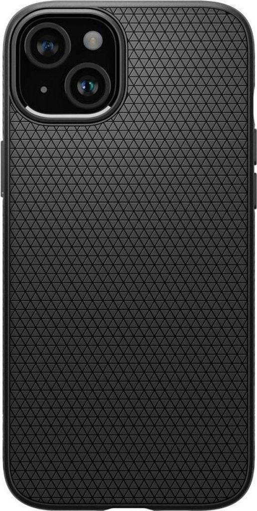 A black phone case with a textured pattern.