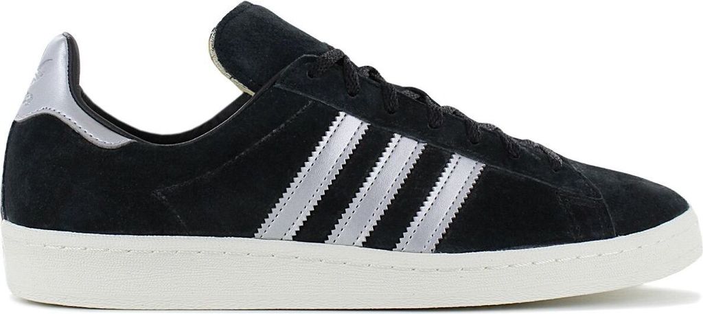 adidas Originals CAMPUS 80s - Herren Sneakers Schuhe Leder Schwarz GX7330 , Größe: EU 47 1/3 UK 12