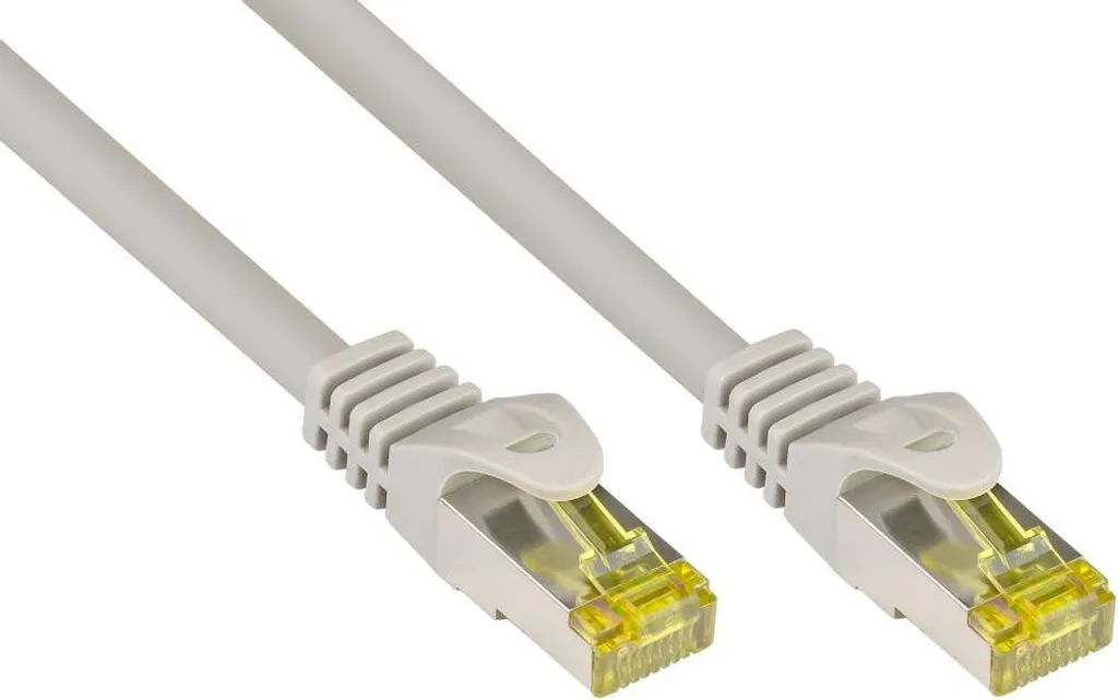 Buone connessioni Patchkabel m. Cat.7 Rohkabel grau 1,5m