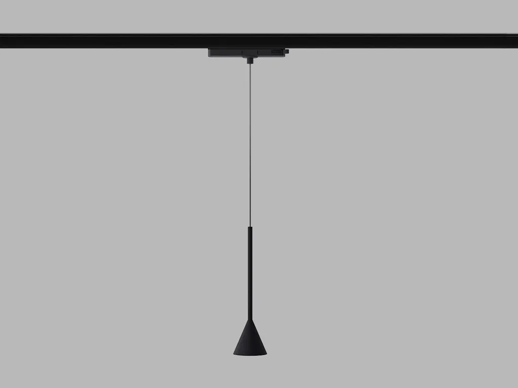 Luminaire sur rail LED design noir TRACK KONO 6W 3000K LED2 7490133