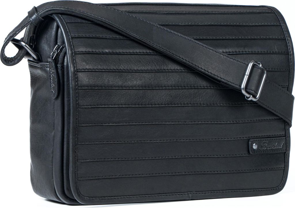 Benthill Umhängetasche Echt Leder | Herren & Damen Messenger Bag aus hochwertigem Rindsleder | Vintage Schultertasche Aktentasche