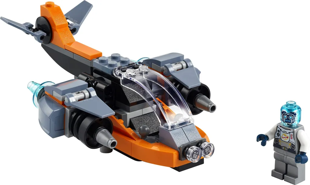 LEGO Creator 31111 Cyberdrone Cadeau Idéal pour Enfant de 6 Ans