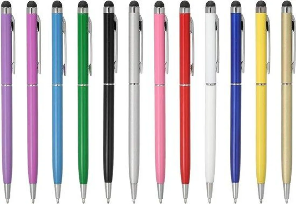Stylet universel pour tablette et smartphone avec stylo intégré x12