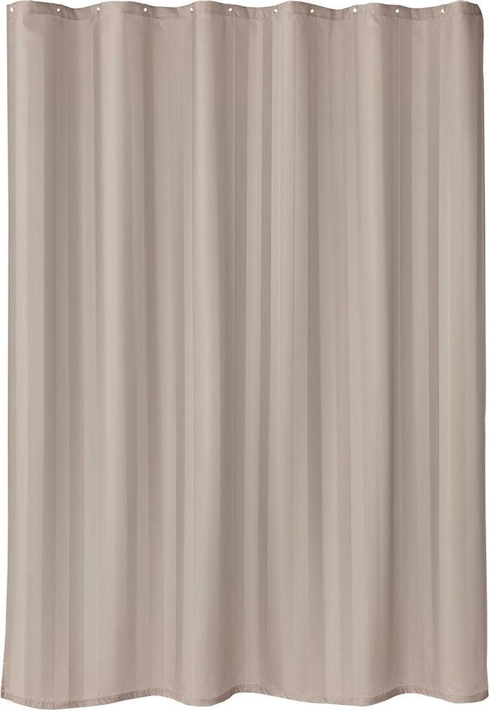 Kleine Wolke Duschvorhang Textil STRIPIA Ecru 180 x 200 cm Produktbild 