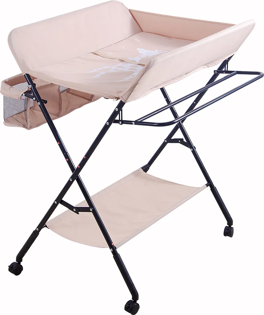 WYCTIN Matelas à langer Rose Clair pour Table et Commode à Langer Bébé