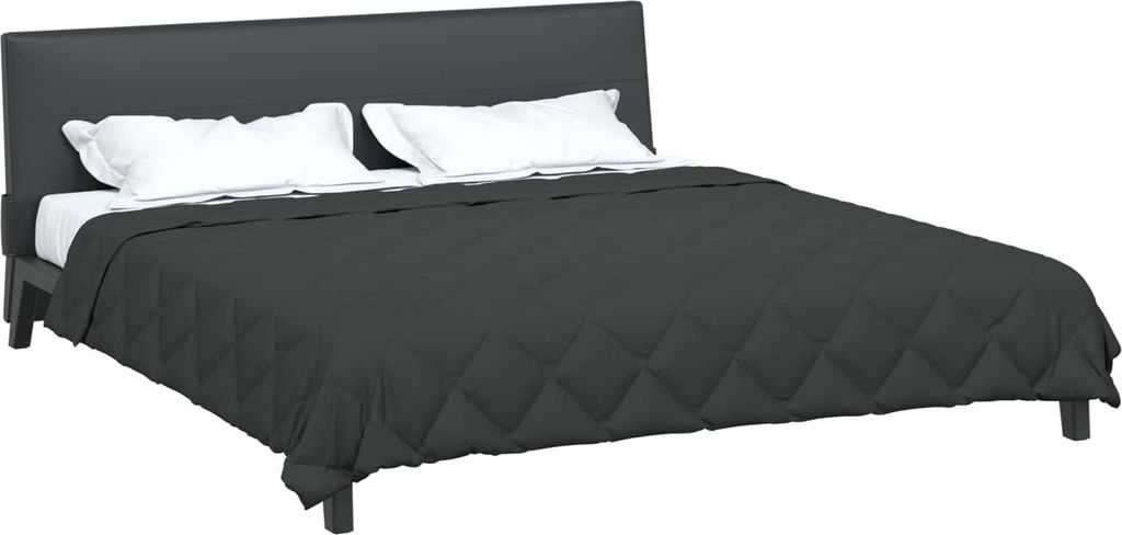 Hochwertigen Möbel Bettwäschen - Anthrazit Sommerdecke Anthrazit 220x240cm Mikrofaser NEU6573647