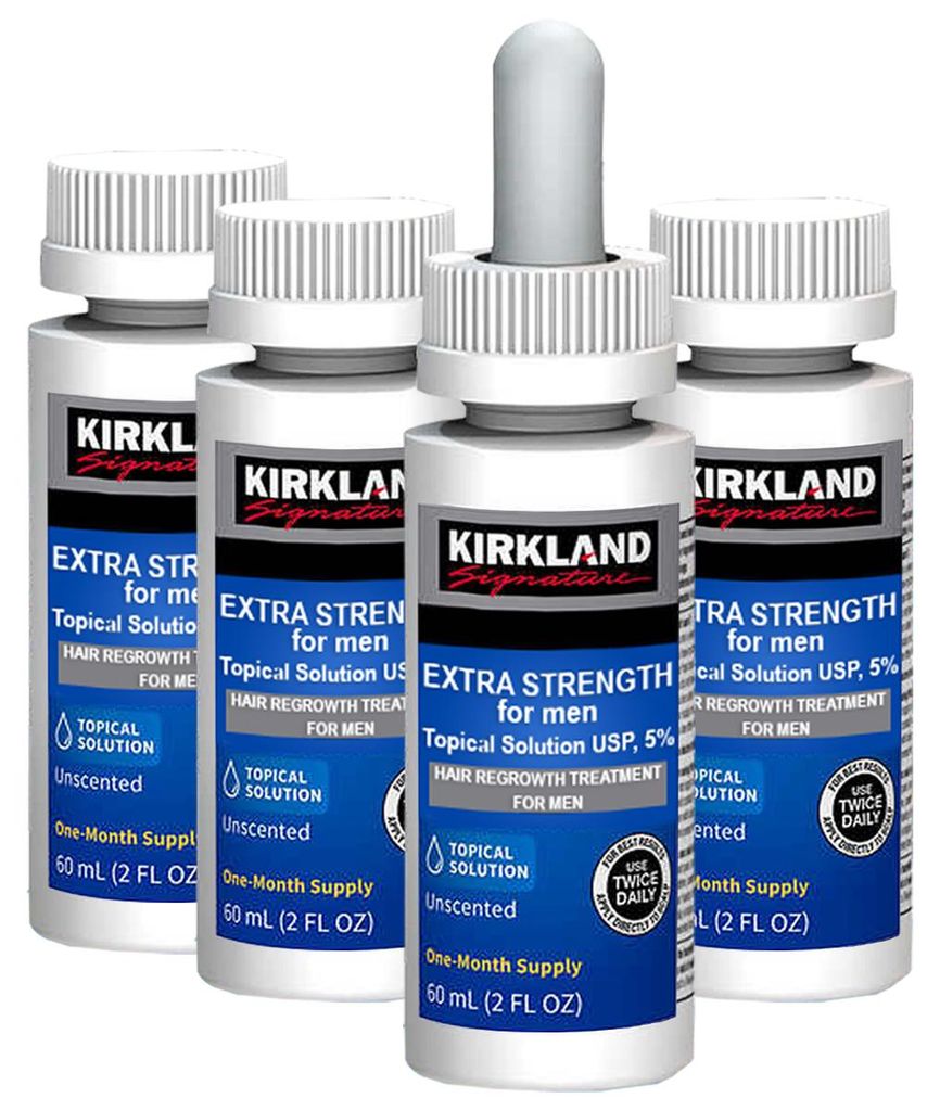 4 Monate Lösung, Kirkland, Minoxidil, 5%, Haarausfall Produktbild 