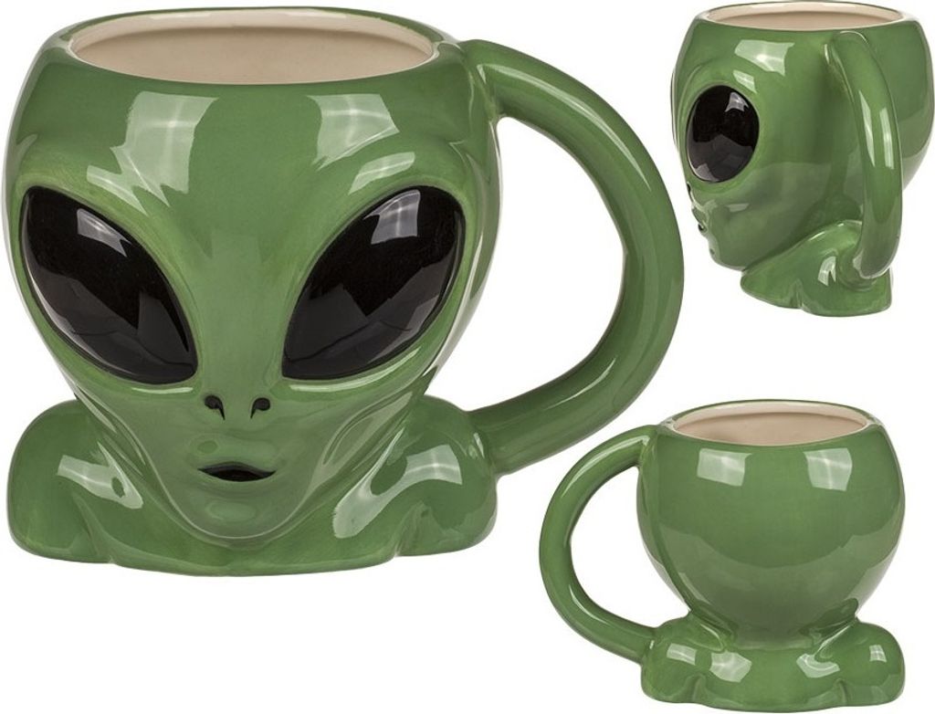 Hrnček Mimozemské UFO - Kozmická hlava Obrázok produktu 