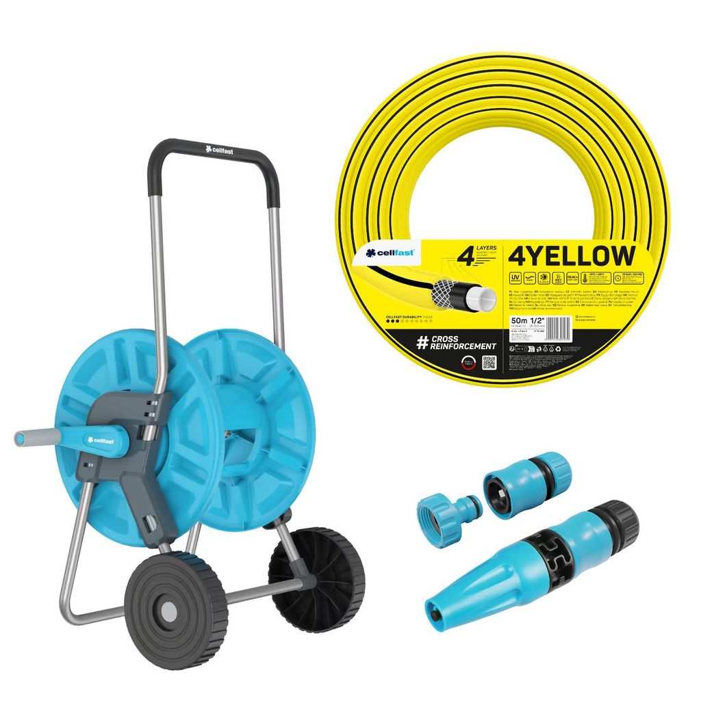 Cellfast Aluplus, vozík na hadice, 1/2", 60 m + Cellfast Obrázek produktu 