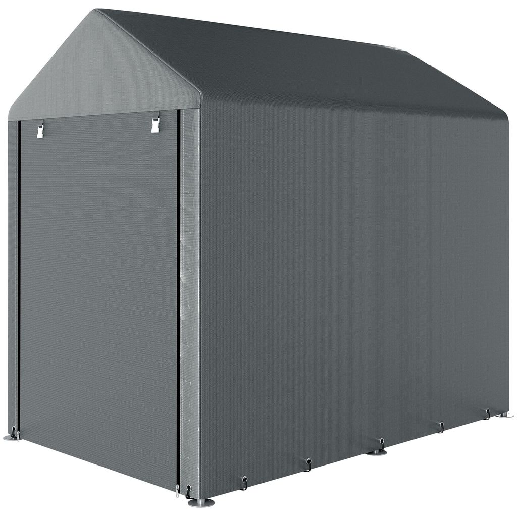 Outsunny Garagenzelt, 1,2x1,79x1,65 m Lagerzelt mit Produktbild 