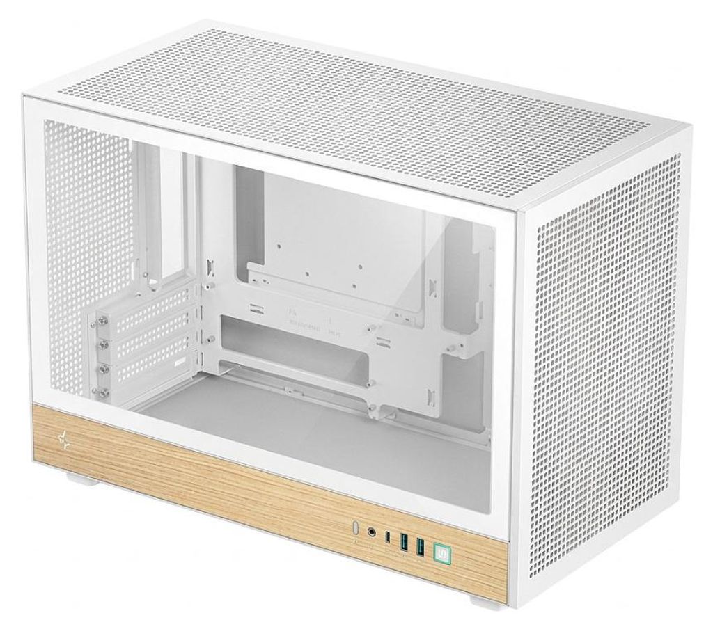 DeepCool CH260 WOOD WH, Desktop, PC, Biały, Drewno, Zdjęcie produktu 