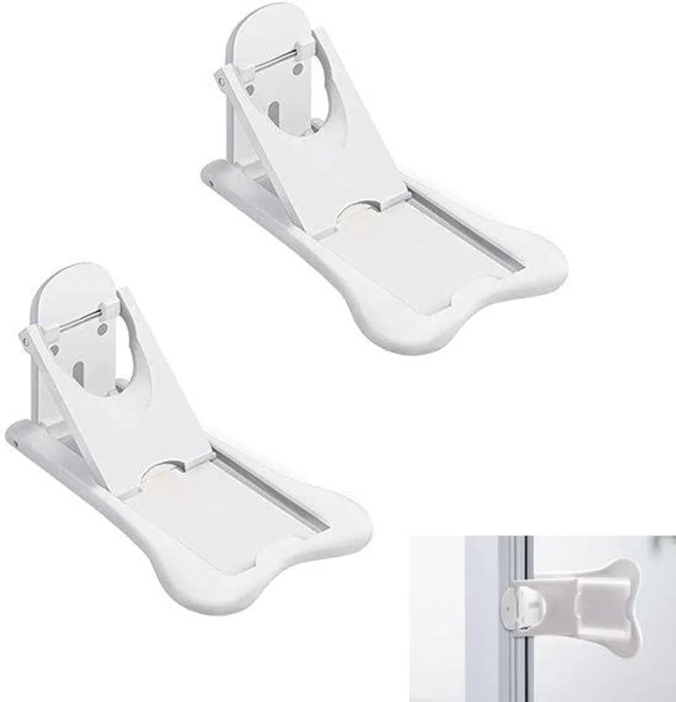 Lot de 2 verrous de sécurité pour tiroirs et armoires bébé protection