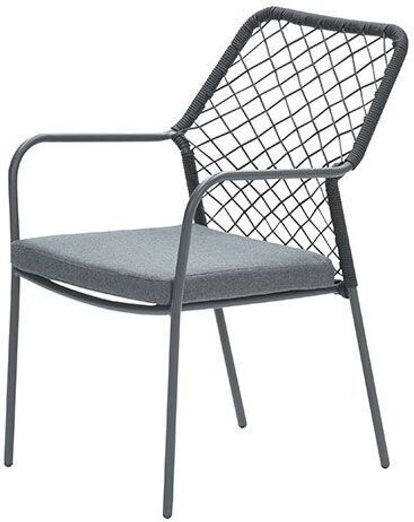 Garden Impressions Dido Dining Sessel - rope Schwarz Produktbild 