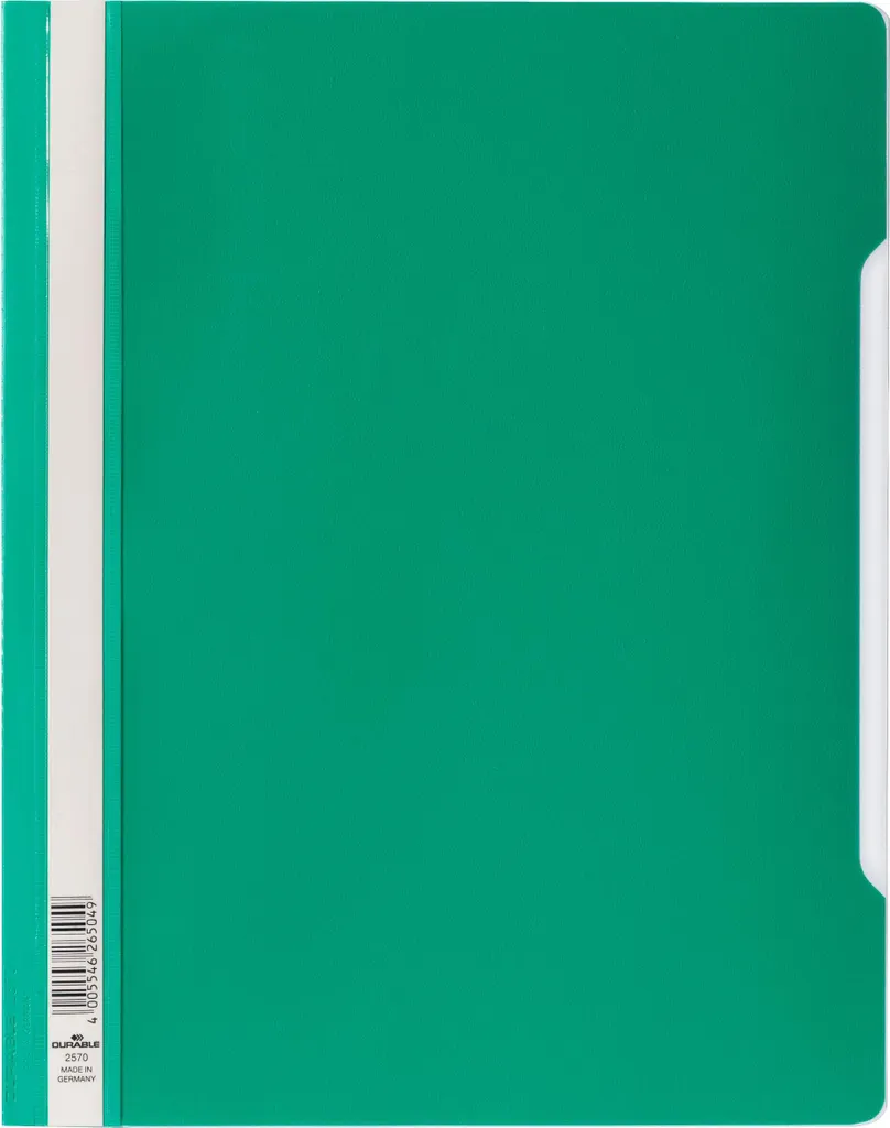 Cartellina Progetti DURABLE 257005 Verde - A4+ per Buste Forate