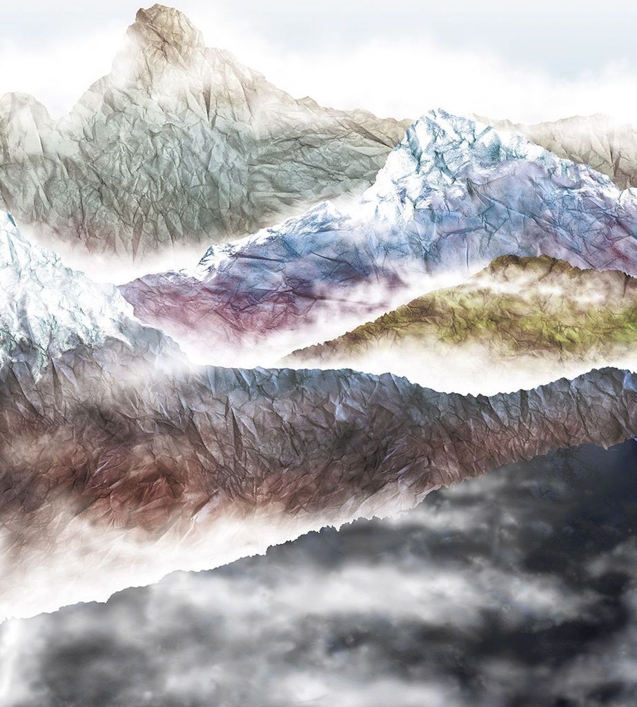 Sanders & Sanders Fototapete Landschaft Multicolor 200 x 250 cm